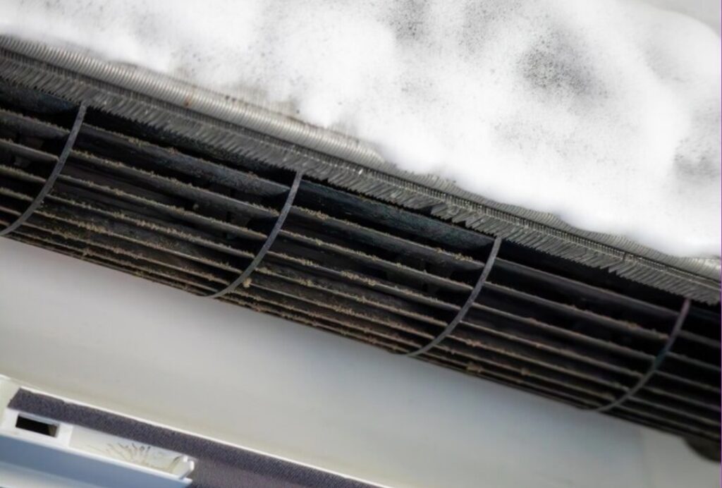 frozen ac